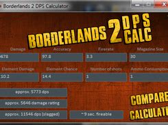 borderlands 2 damage calculator.